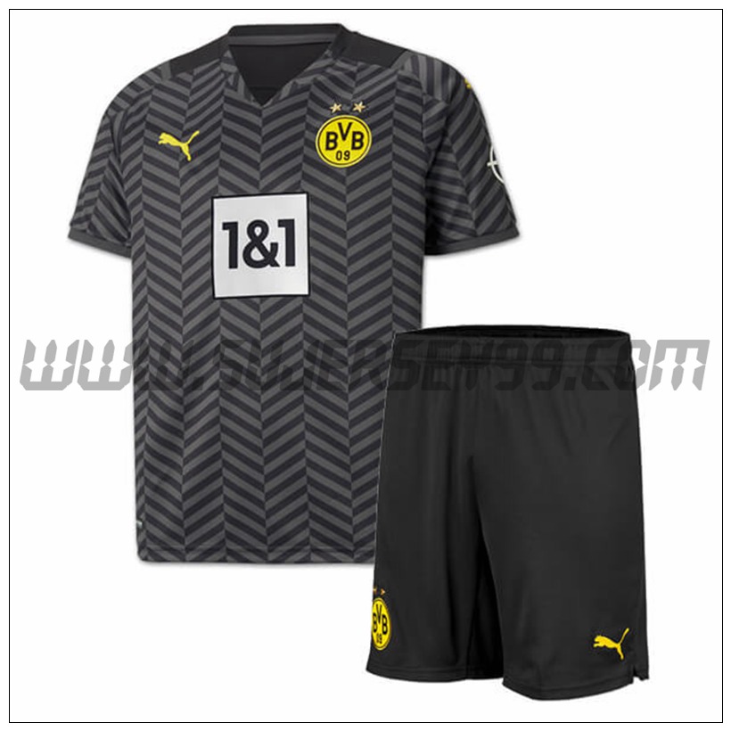 Segunda Equipacion del Dortmund BVB Ninos 2021 2022