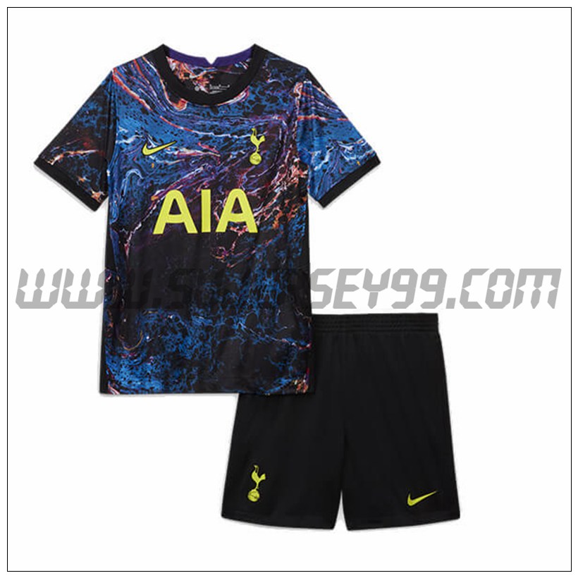 Segunda Equipacion del Tottenham Hotspur Ninos 2021 2022