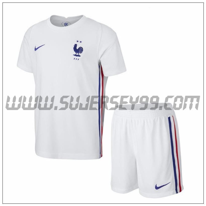 Segunda Equipacion del Francia Ninos 2021 2022