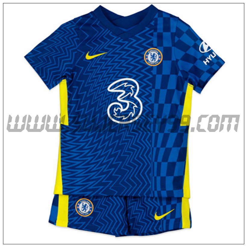 Primera Equipacion del FC Chelsea Ninos 2021 2022