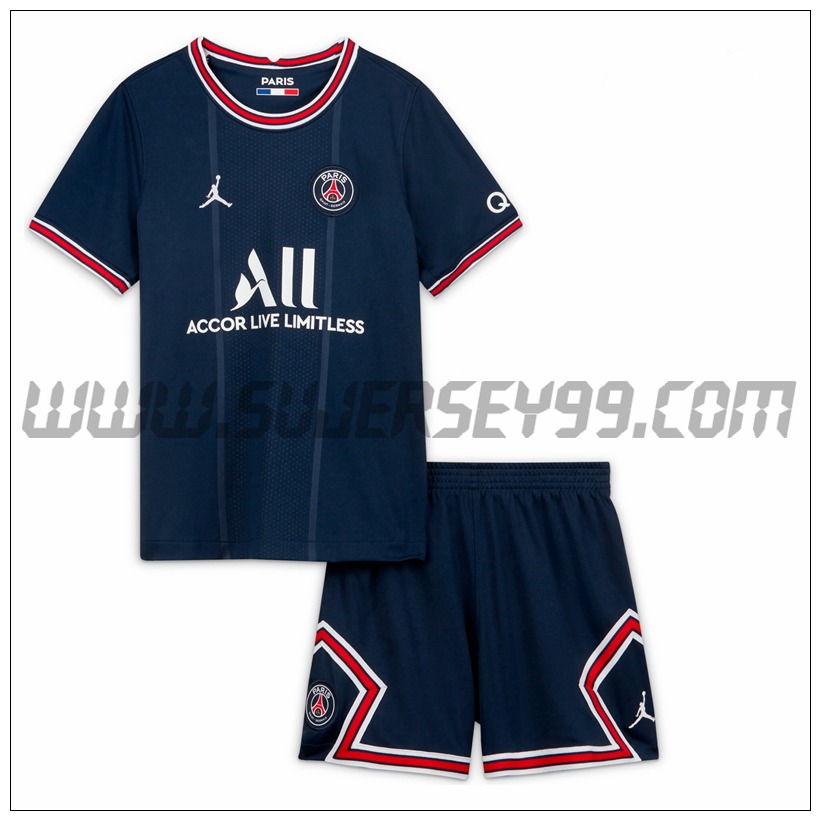 Primera Equipacion del PSG Jordan Ninos 2021 2022