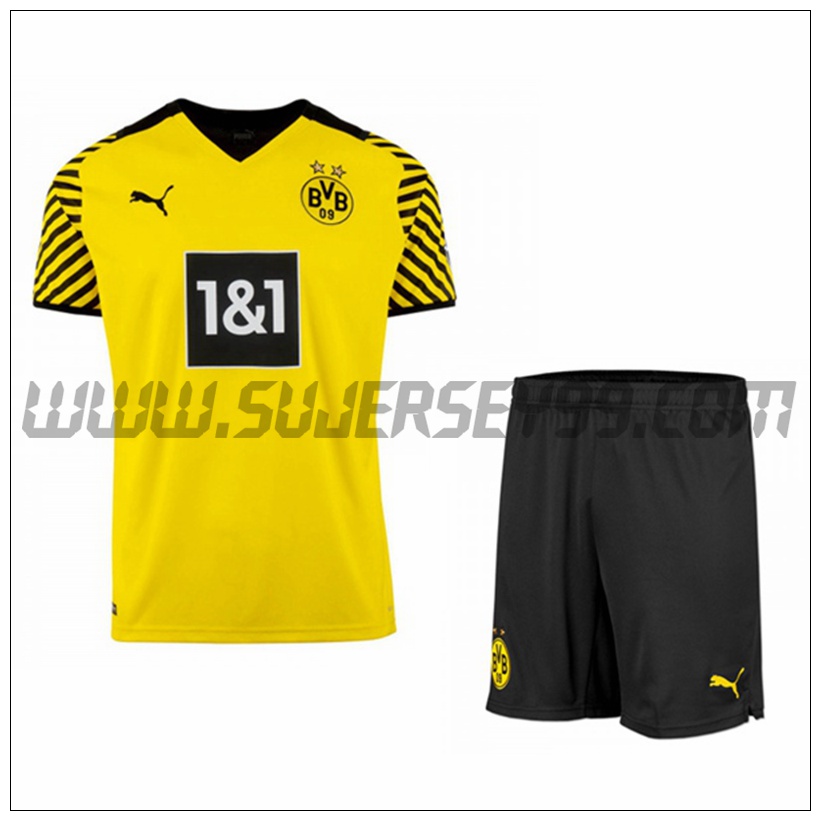 Primera Equipacion del Dortmund BVB Ninos 2021 2022