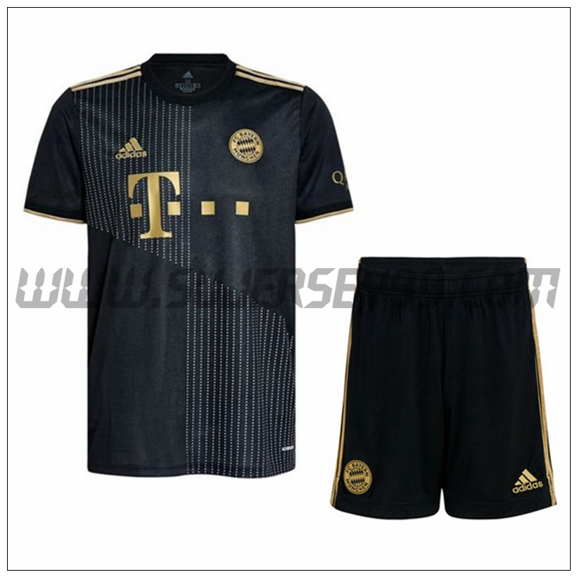 Segunda Equipacion del Bayern Munich Ninos 2021 2022