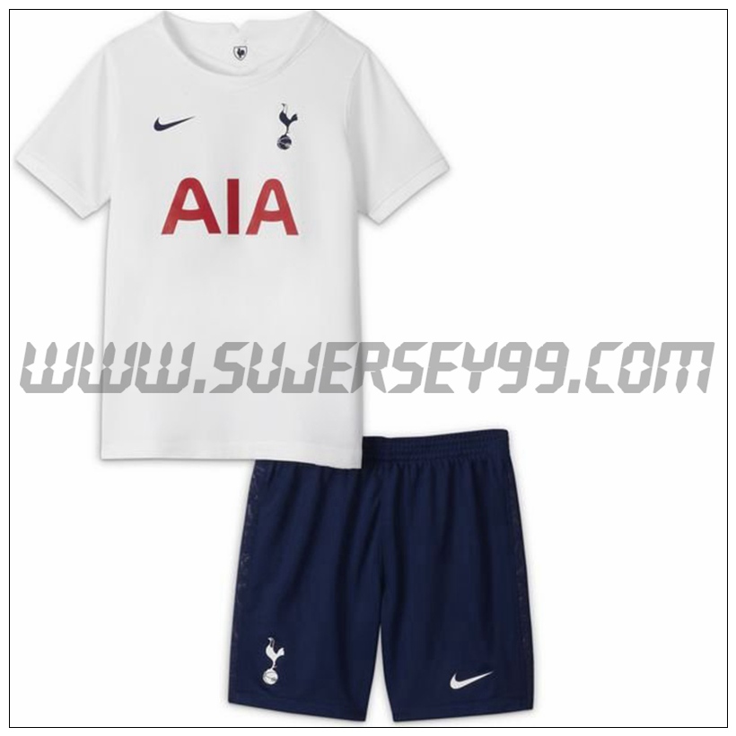 Primera Equipacion del Tottenham Hotspur Ninos 2021 2022