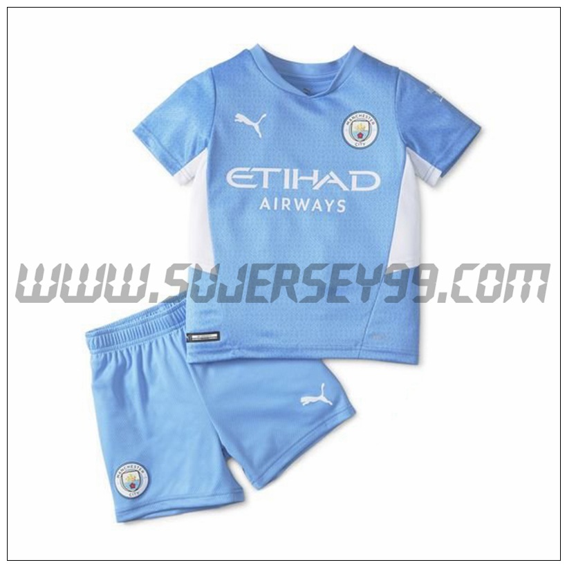 Primera Equipacion del Manchester City Ninos 2021 2022