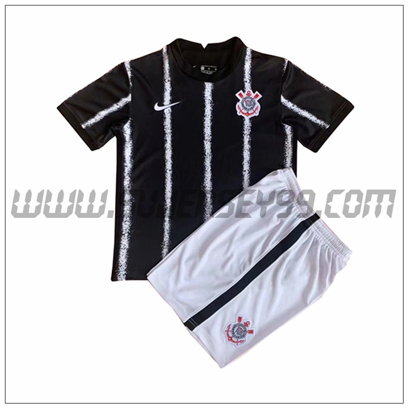 Segunda Equipacion del Corinthians Ninos 2021 2022