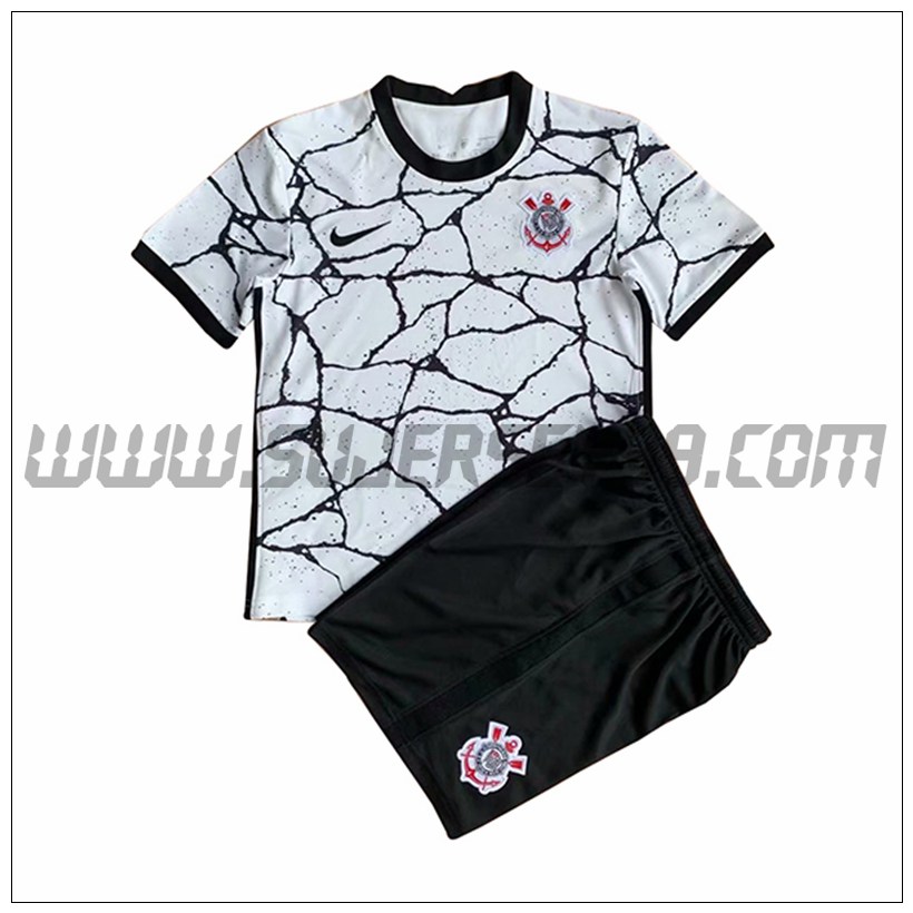 Primera Equipacion del Corinthians Ninos 2021 2022