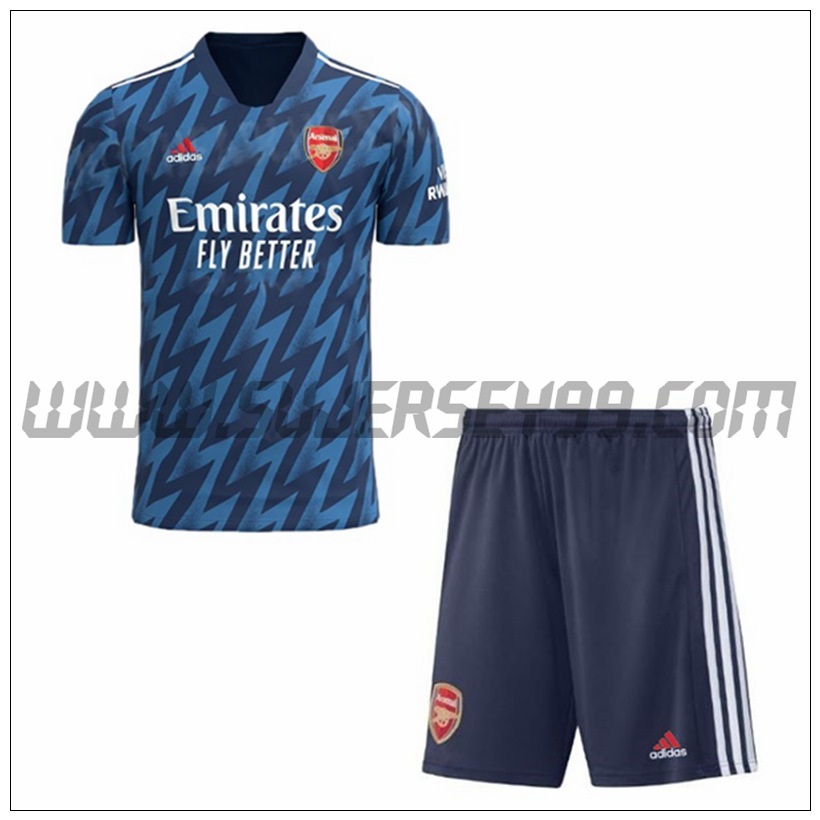 Tercera Equipacion del Arsenal Ninos 2021 2022