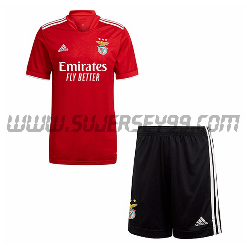 Primera Equipacion del S.L.Benfica Ninos 2021 2022