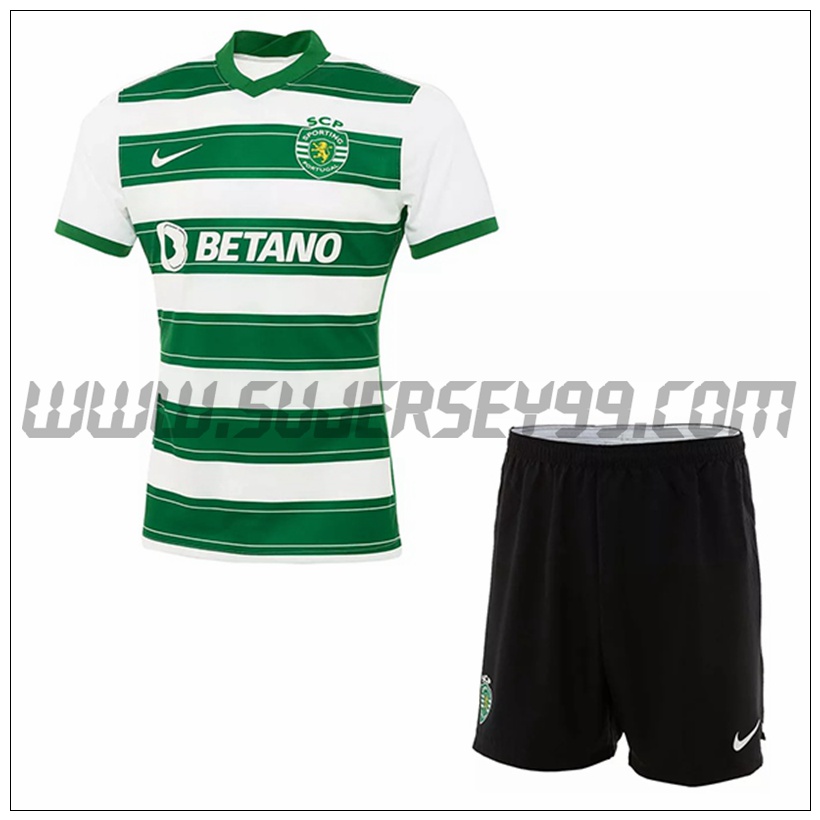 Primera Equipacion del Sporting Ninos 2021 2022