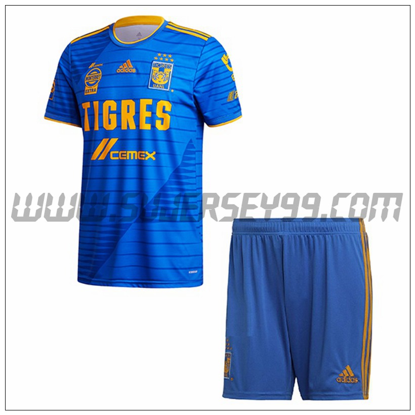 Segunda Equipacion del Tigres UANL Ninos 2021 2022