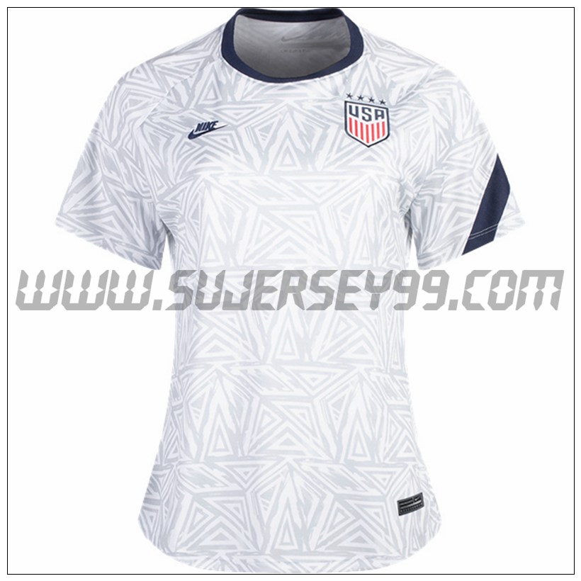 Primera Camiseta Futbol Estados Unidos Mujer 2021 2022