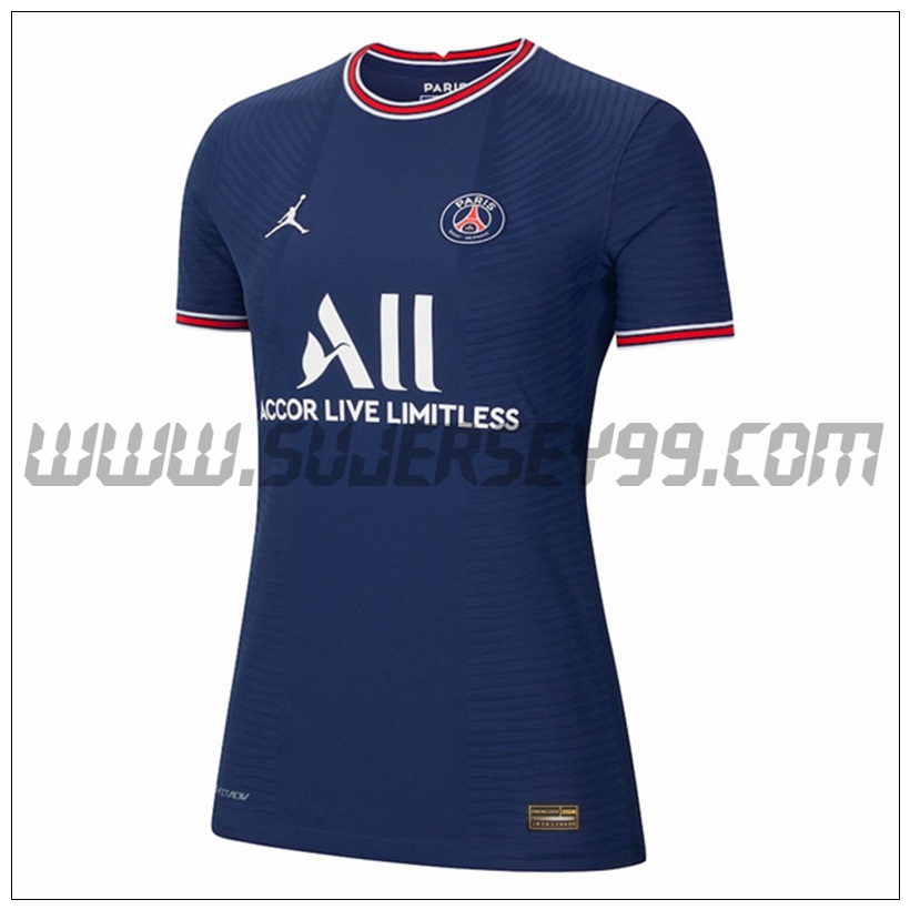 Primera Camiseta Futbol Paris PSG Mujer 2021 2022