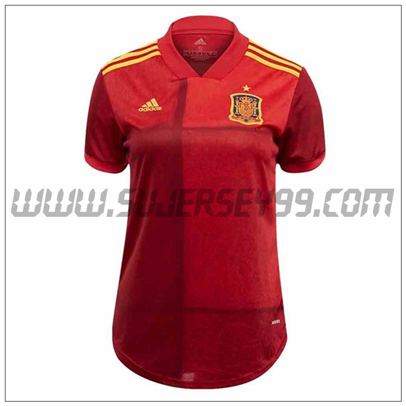 Primera Camiseta Futbol Espana Mujer 2021 2022