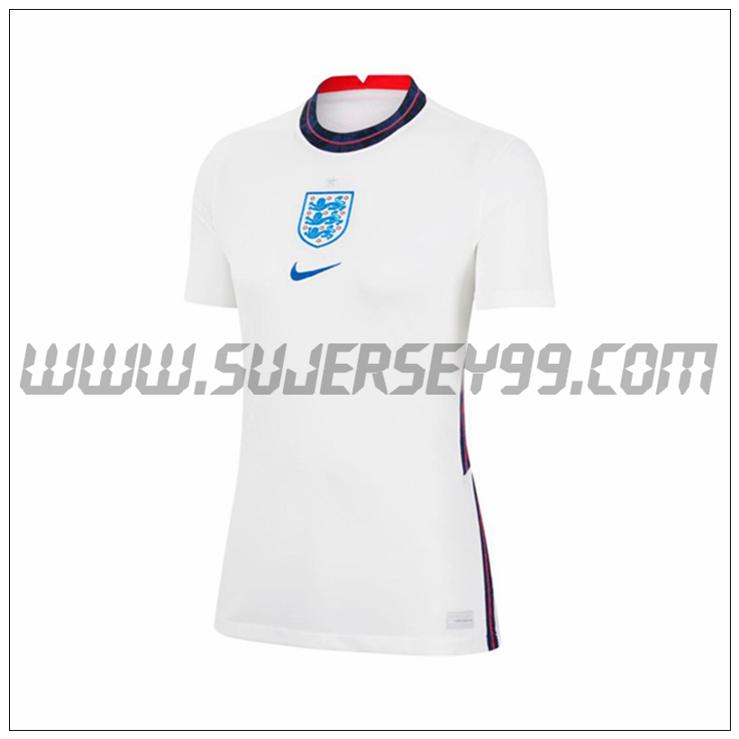 Primera Camiseta Futbol Inglaterra Mujer 2021 2022