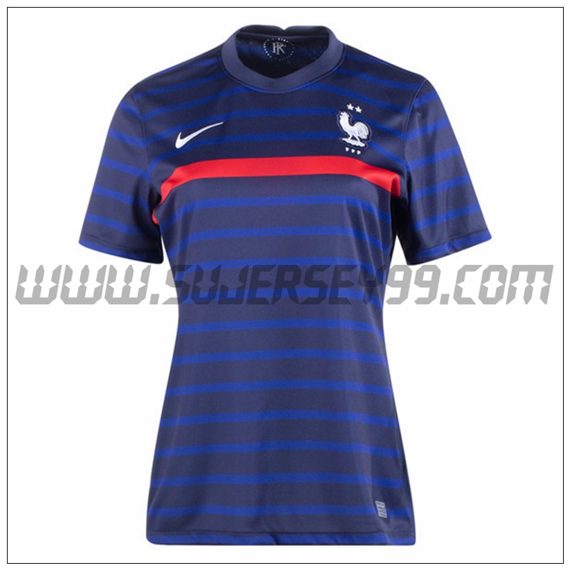 Primera Camiseta Futbol Francia Mujer 2021 2022