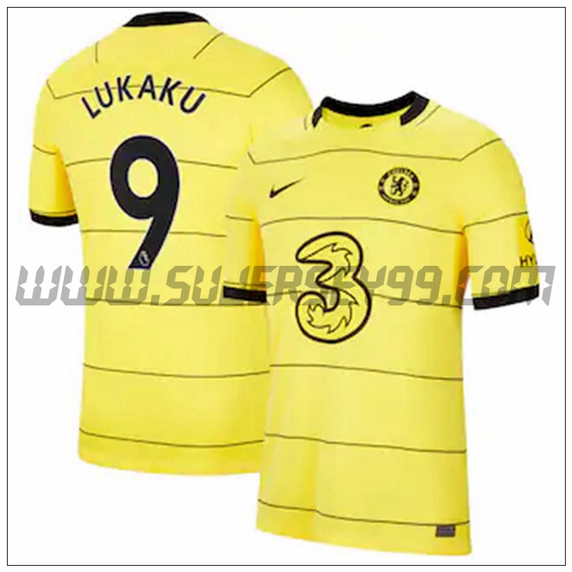 Segunda Camiseta Futbol FC Chelsea Lukaku 9 2021 2022