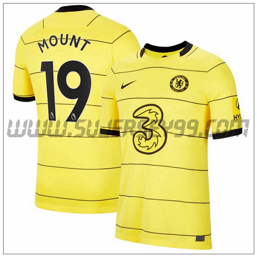 Segunda Camiseta Futbol FC Chelsea Mount 19 2021 2022