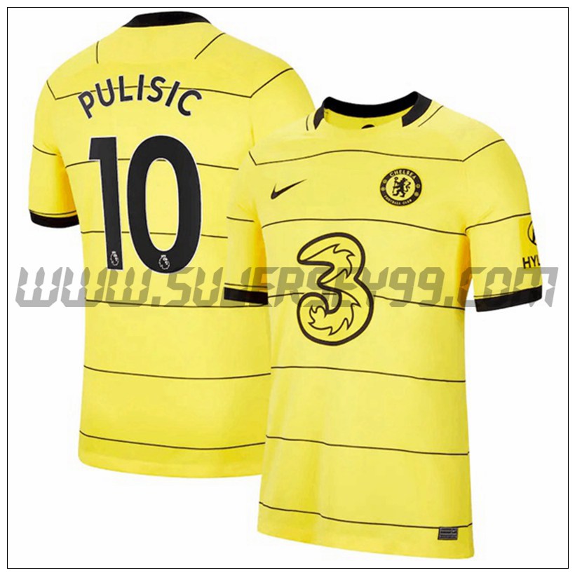 Segunda Camiseta Futbol FC Chelsea Pulisic 10 2021 2022