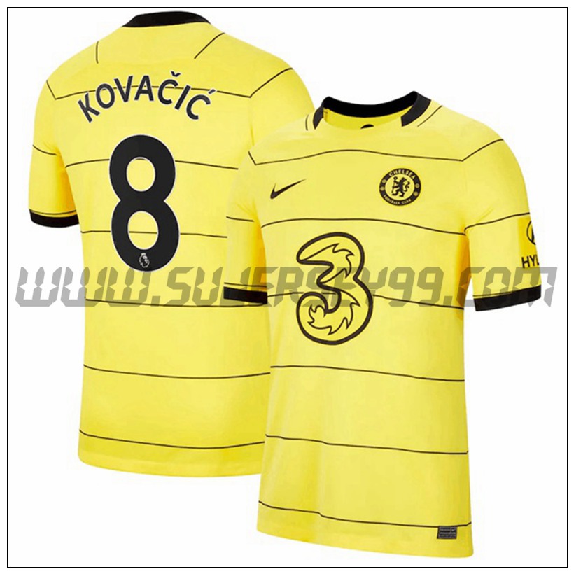 Segunda Camiseta Futbol FC Chelsea Kovacic 8 2021 2022