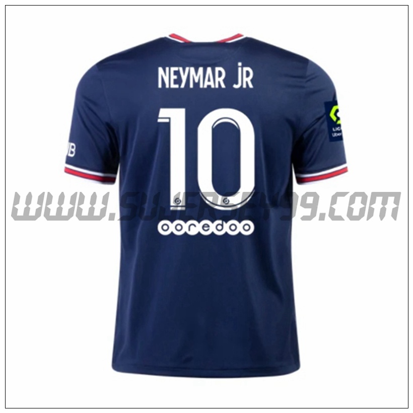 Primera Camiseta Futbol PSG Jordan Neymar Jr 10 2021 2022