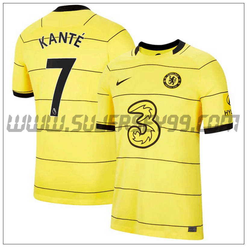 Segunda Camiseta Futbol FC Chelsea Kante 7 2021 2022