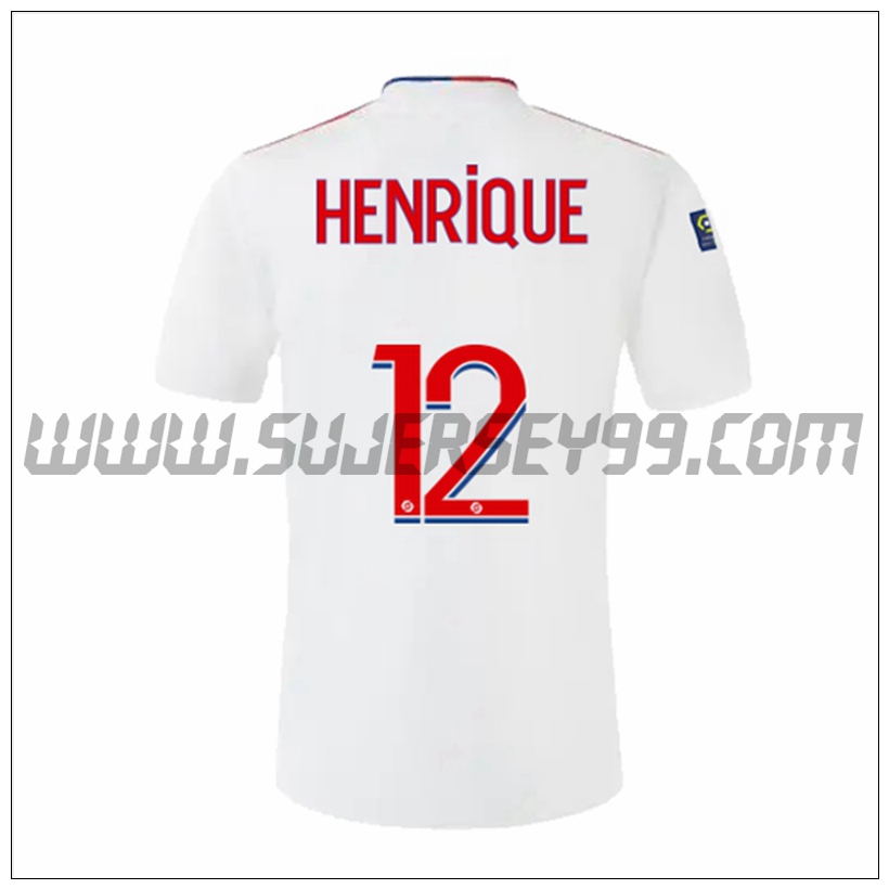 Primera Camiseta Futbol Lyon OL CARPENTER 12 2021 2022