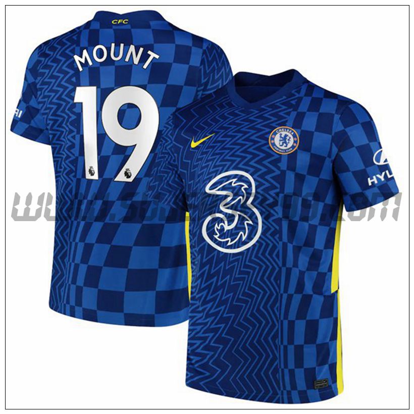 Primera Camiseta Futbol FC Chelsea Mount 19 2021 2022