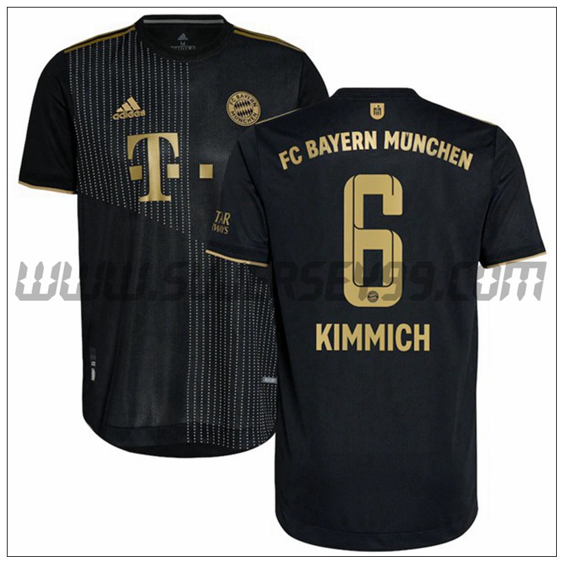 Segunda Camiseta Futbol Bayern de Munich Kimmich 6 2021 2022