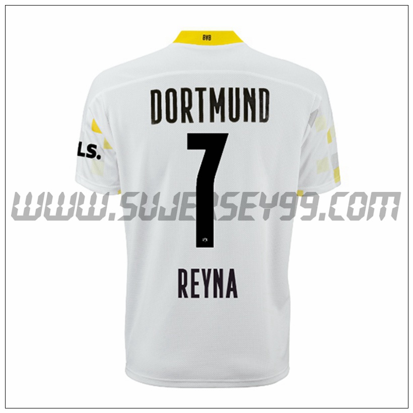 Tercera Camiseta Futbol Dortmund BVB Reyna 7 2021 2022