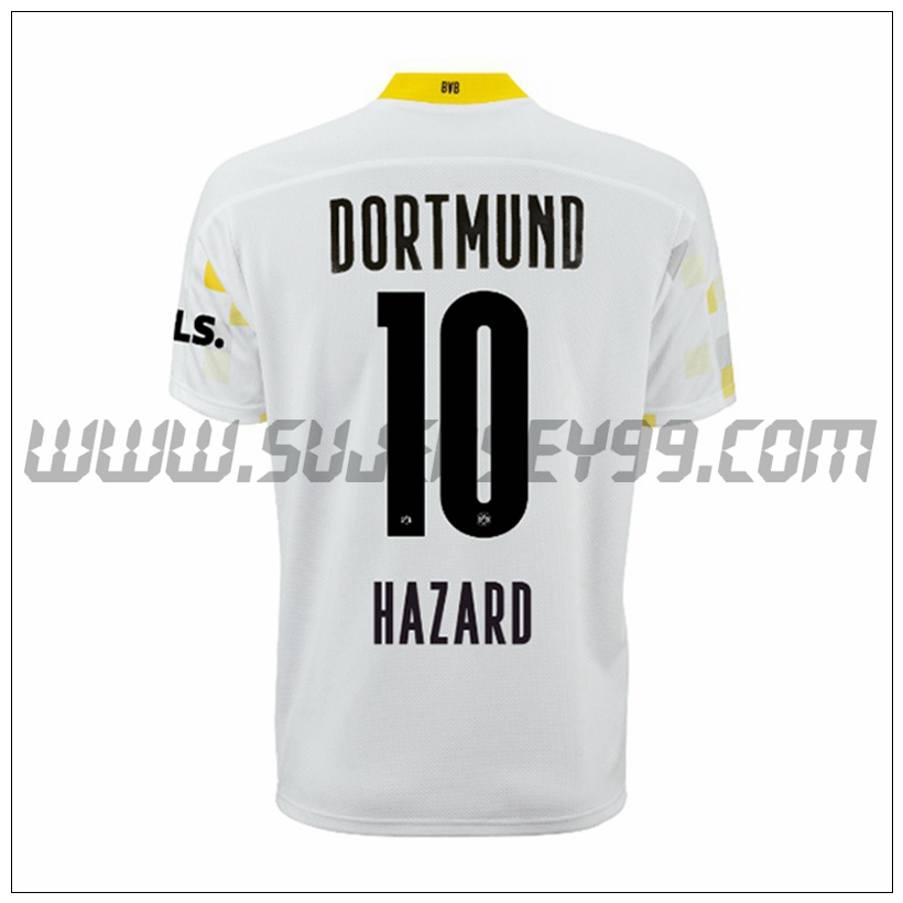 Tercera Camiseta Futbol Dortmund BVB Hazard 10 2021 2022