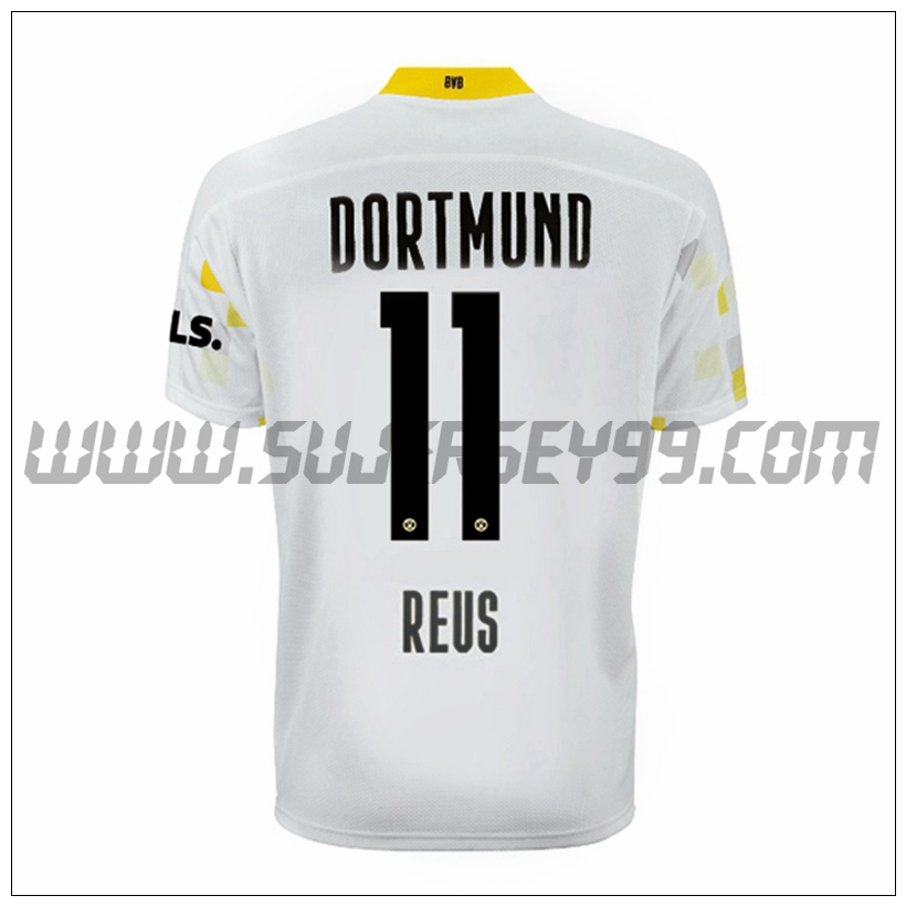 Tercera Camiseta Futbol Dortmund BVB Reus 11 2021 2022