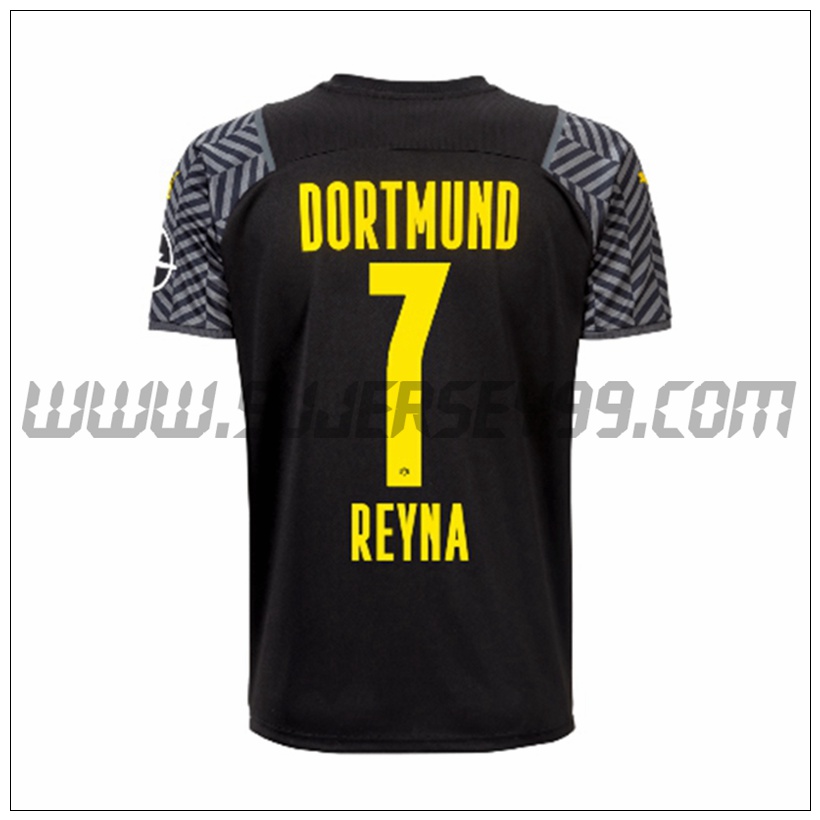 Segunda Camiseta Futbol Dortmund BVB Reyna 7 2021 2022