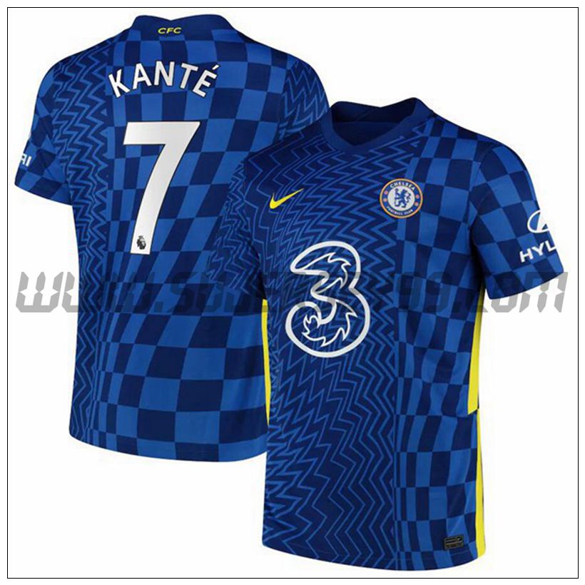 Primera Camiseta Futbol FC Chelsea Kante 7 2021 2022