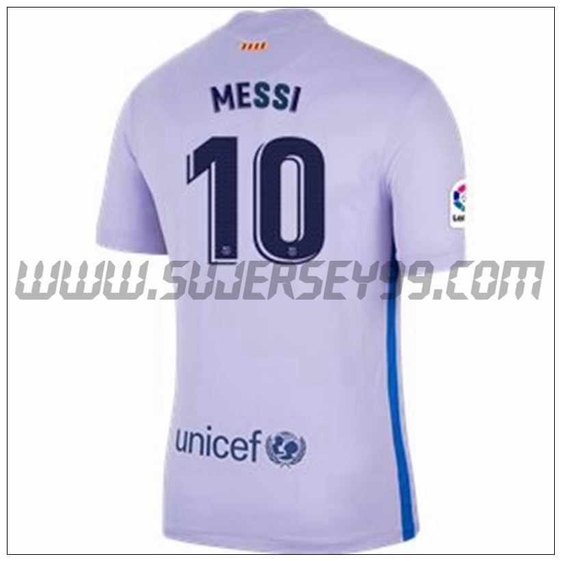 Segunda Camiseta Futbol FC Barcelona Ansu Fati 10 2021 2022