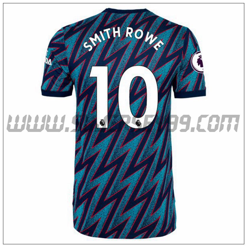 Tercera Camiseta Futbol FC Arsenal Emile Smith Rowe 10 2021 2022