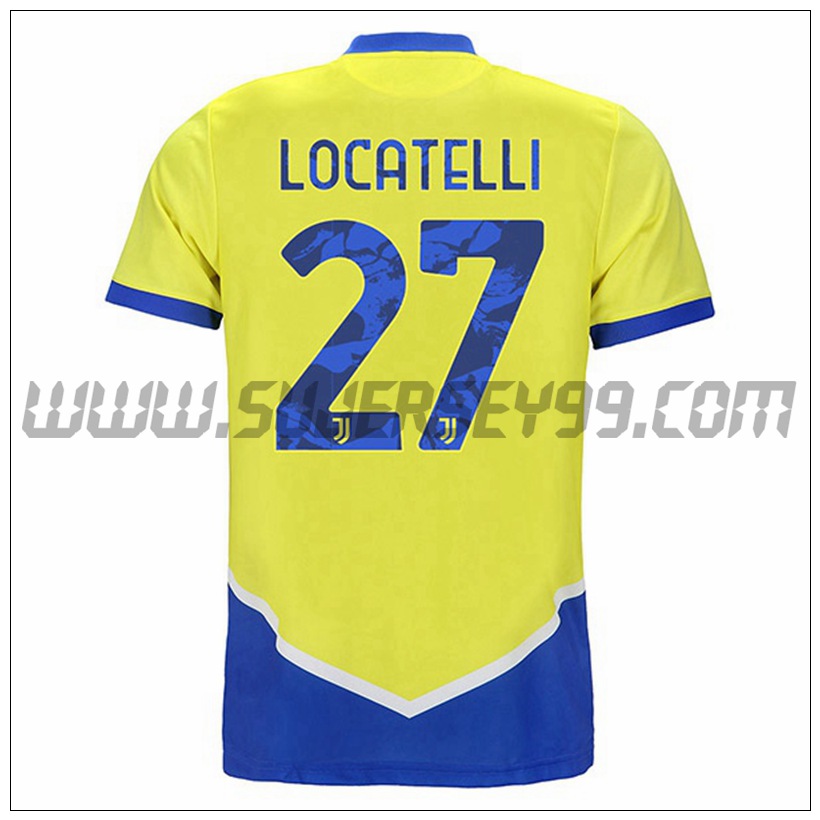 Tercera Camiseta Futbol Juventus LOCATELLI 27 2021 2022