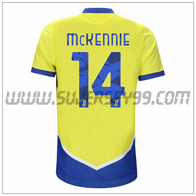 Tercera Camiseta Futbol Juventus MCKENNIE 14 2021 2022