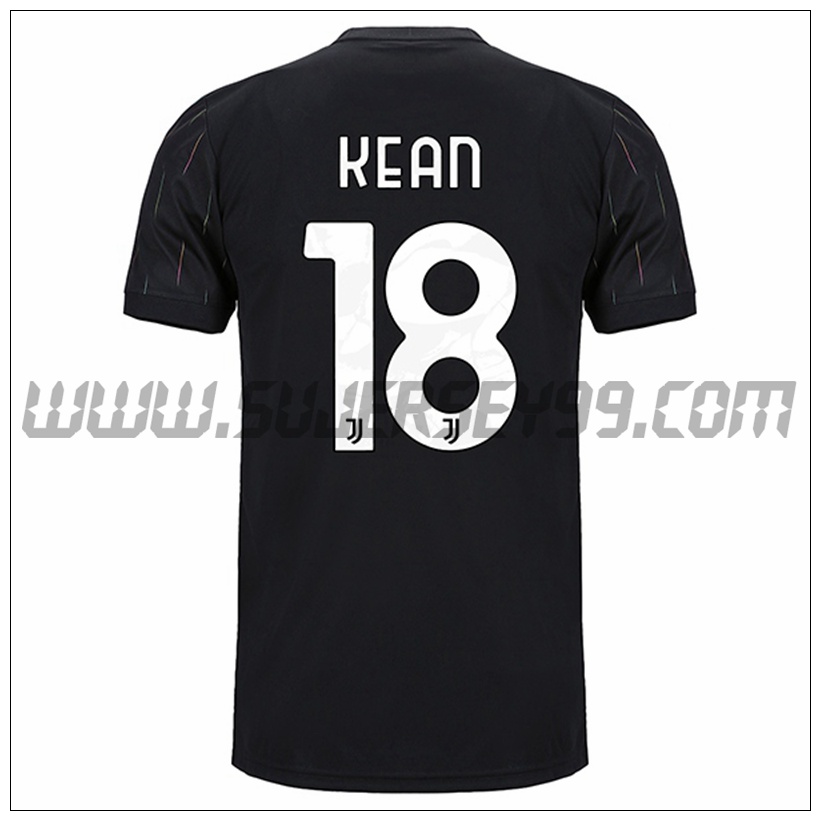 Segunda Camiseta Futbol Juventus KEAN 18 2021 2022