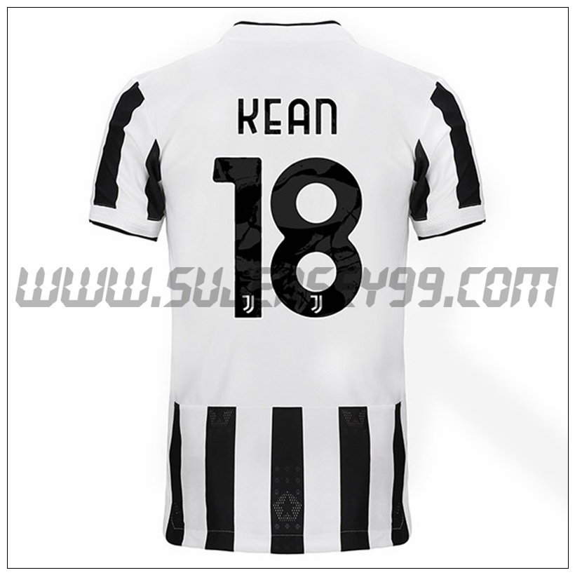 Primera Camiseta Futbol Juventus KEAN 18 2021 2022