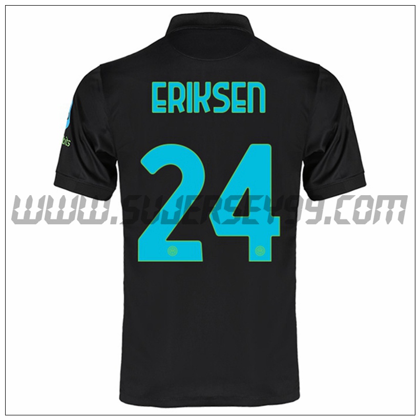 Tercera Camiseta Futbol Inter Milan ERIKSEN 24 2021 2022