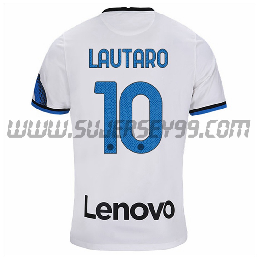 Segunda Camiseta Futbol Inter Milan LAUTARO 10 2021 2022