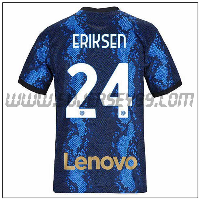 Primera Camiseta Futbol Inter Milan ERIKSEN 24 2021 2022