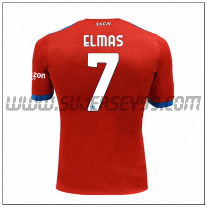 Tercera Camiseta Futbol SSC Napoles ELMAS 24 2021 2022