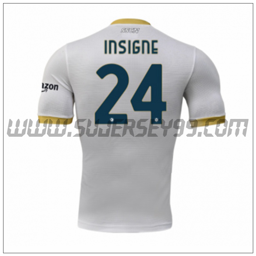 Segunda Camiseta Futbol SSC Napoles INAIGNE 24 2021 2022