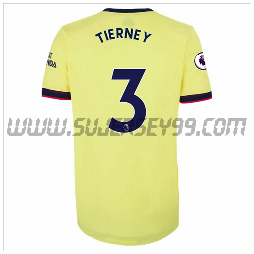 Segunda Camiseta Futbol FC Arsenal Kieran Tierney 3 2021 2022