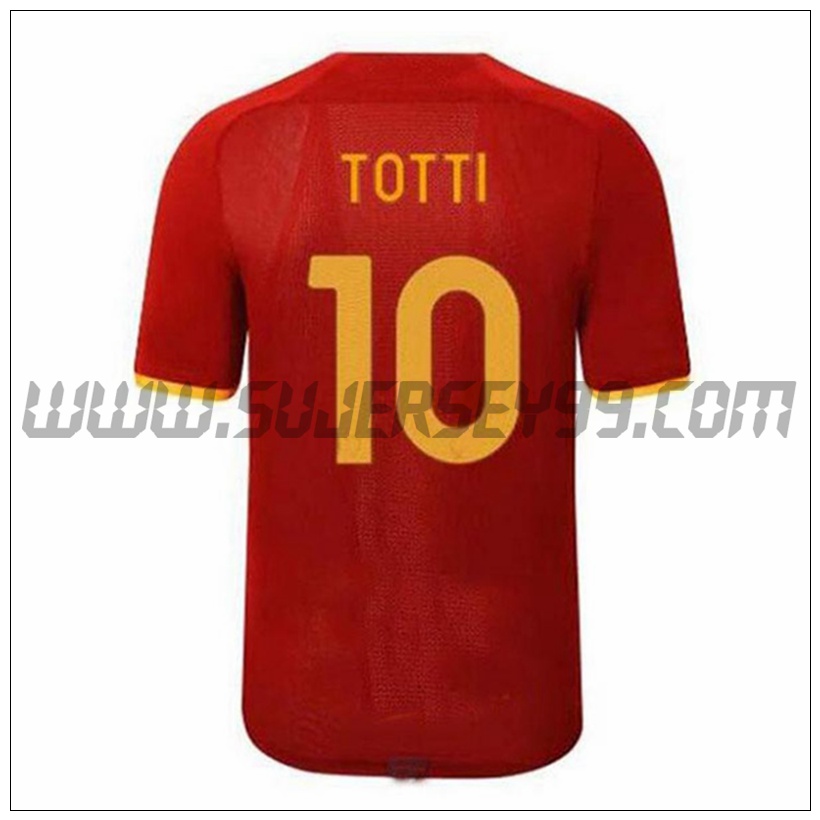 Tercera Camiseta Futbol AS Roma TOTTI 10 2021 2022