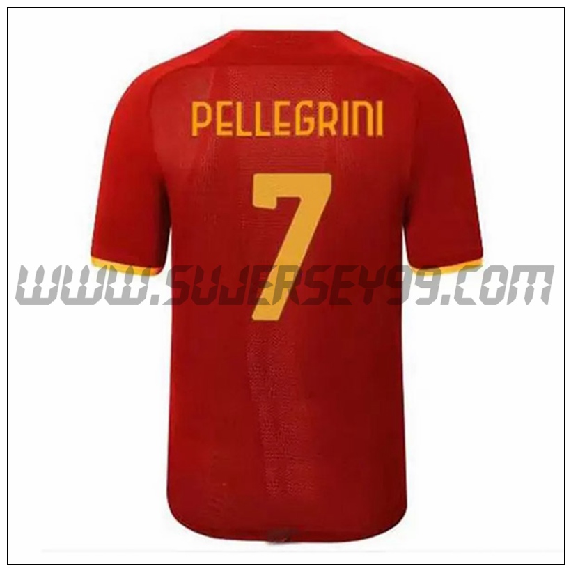 Tercera Camiseta Futbol AS Roma PELLEGRINI 7 2021 2022