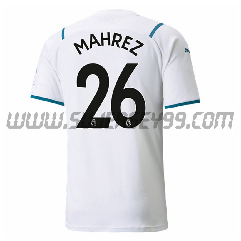 Segunda Camiseta Futbol Manchester City MAHREZ 26 2021 2022