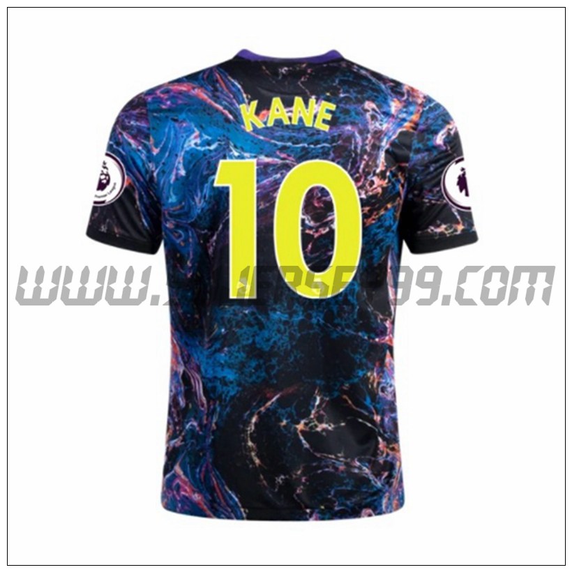 Tercera Camiseta Futbol Tottenham Hotspur Harry Kane 10 2021 2022